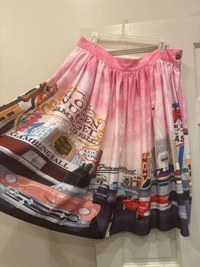 Unique Vintage Viva Las Vegas Skirt 2x